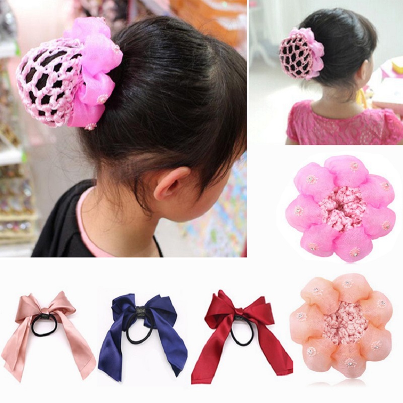 

Hair Invisible Hairnet Net Pocket Headband Kids Children Ballet Dance Headwear Headdress Girl Hair Band Rope Accessories