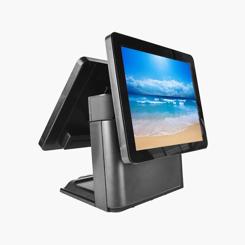 

Windows Soluion Dual screen point of sale Capacitive touch EPOS Terminal Commercial Epos All in one