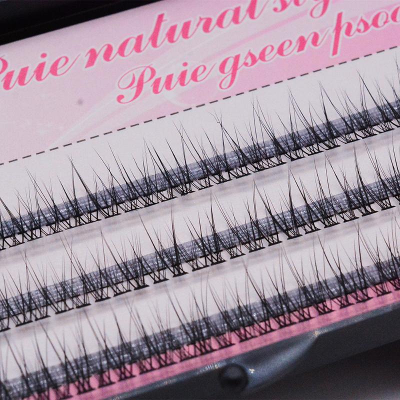 

8-12mm Cluster Lashes Natural Makeup Individual Flare Lashes Fishtail False Eyelashes Handmade Eyelash Craft Handmade