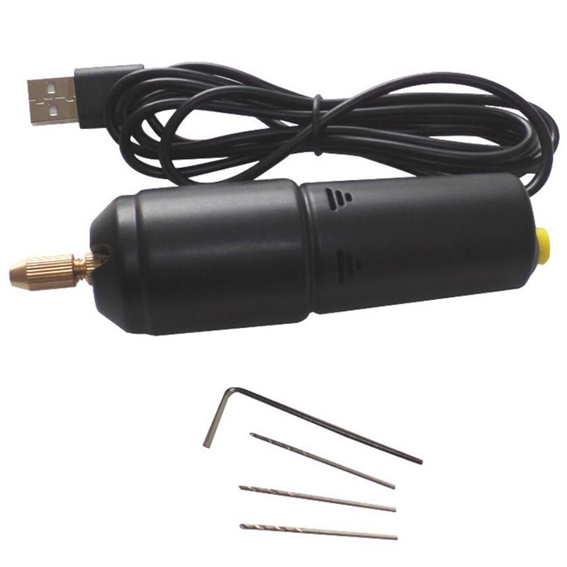 

Jewelry Tools Mini Electric Drill Handheld for Pearl Epoxy Resin Jewelry Making Diy Wood Craft Tools with 5V USB Plug