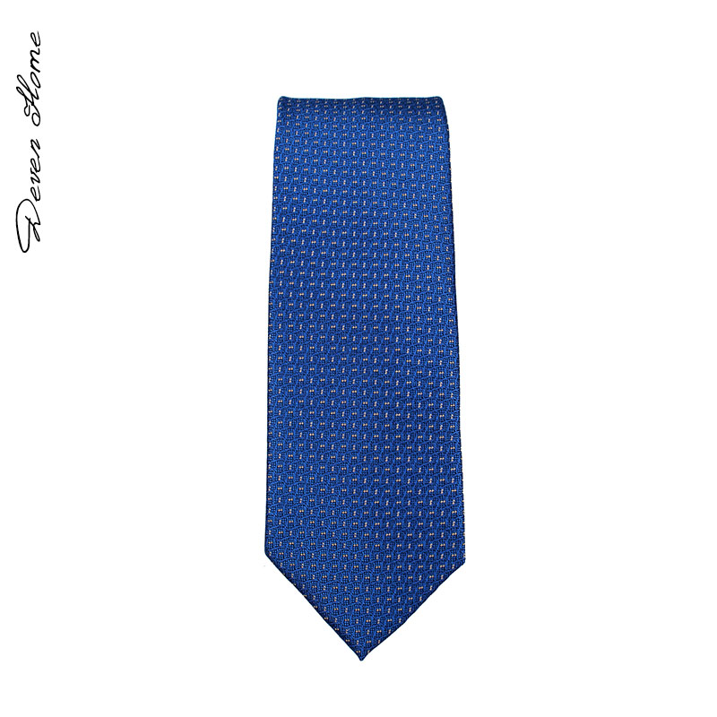 

2020 Brand New Fashion High Quality Men 7CM Sapphire Blue Necktie Wedding Business Formal Suit Neck Tie for Men with Gift Box