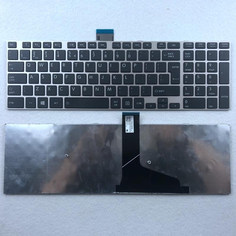 

Russian US Greek Laptop Keyboard For C70-A C70-AB C70-AS C70D-A C75-A C75D-A C70T-A C70DT-A Silver Frame US RU GK