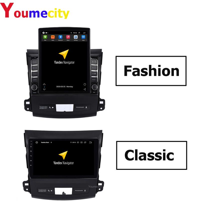 

Android 9.0 Car DVD GPS Radio for Mitsubishi Outlander 2007-2013 4007 C-Crosser radio video Multimedia player