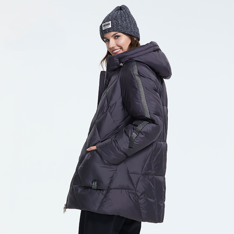 

Winter new arrival down jacket women outerwear quality with a hood short style women fashion winter coat, Tan;black
