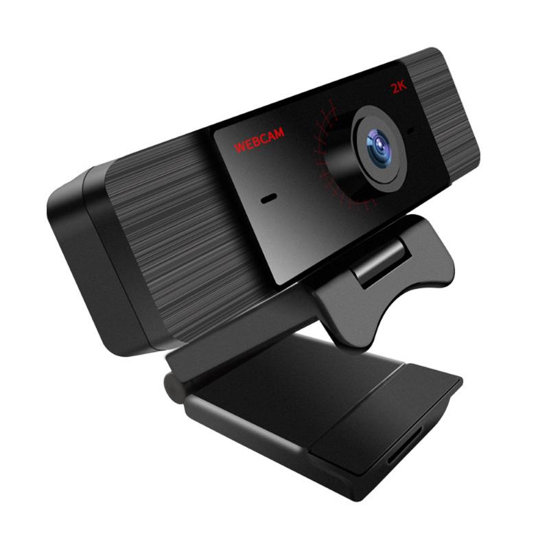 

Original Webcam Full HD 2K Autofocus Built-in Microphone Web Camera Live Streaming USB Web Camera, Black