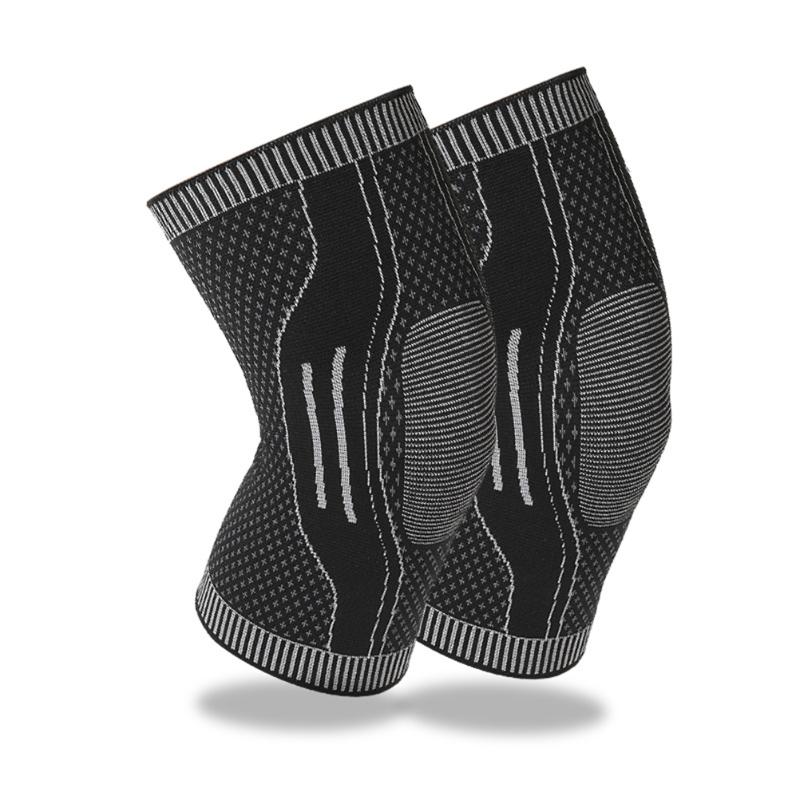 

1 Pair of Knee Support Pad Non-slip Compression Sleeve Knee Support Brace Stabilizer Wrap for Squats Workouts, As pic