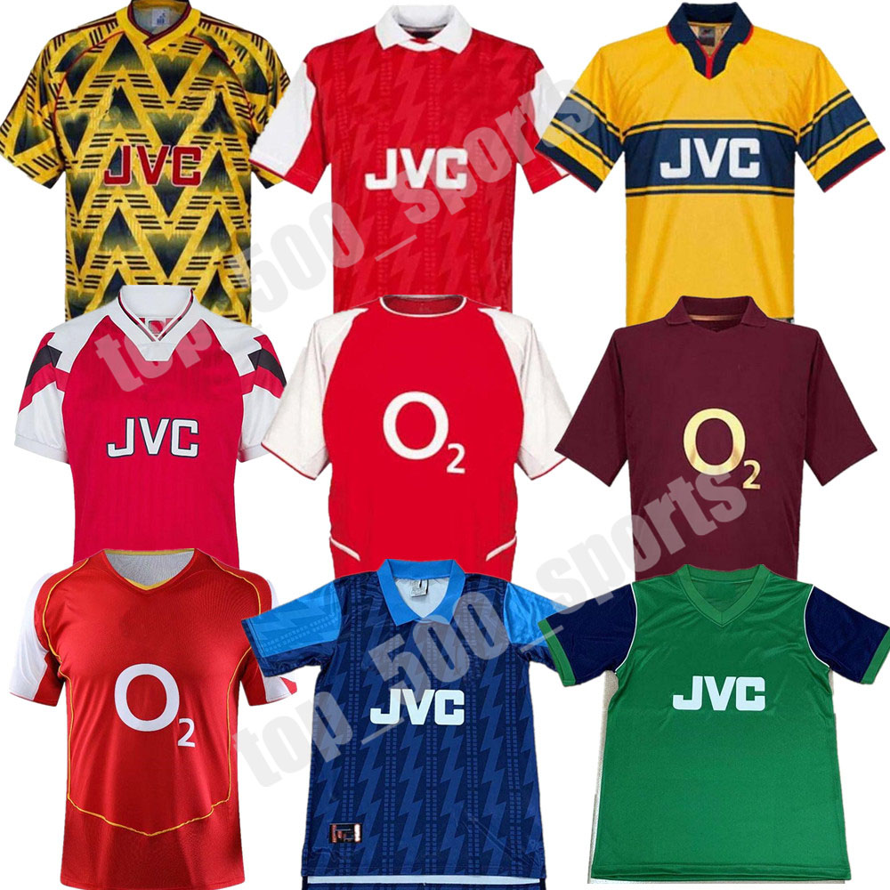 

04 05 06 Arsen Retro soccer jersey 82 88 89 HENRY Vintage PIRES Soccer shirt 1994 1995 1997 2000 20002 BERGKAMP Football uniform, 2006 home