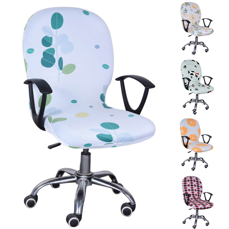 

Armchair Cover for Computer Chairs Removable Rotating Chair Cover Computer Desk Seat Slipcover Dustproof Seat Chair Protector