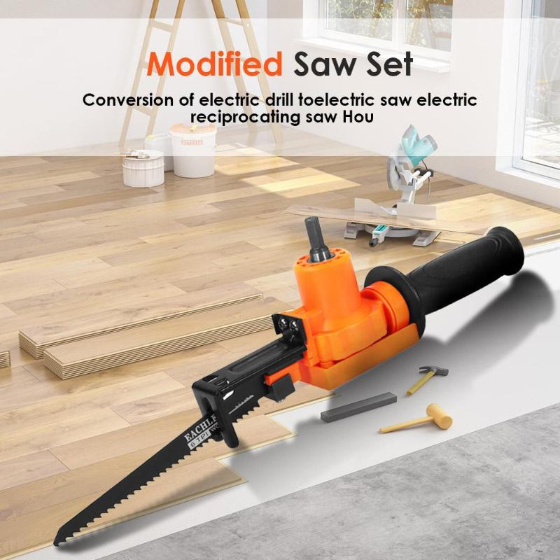 

Household Portable Reciprocating Saw Drill Metal Woodworking Cutting Tool