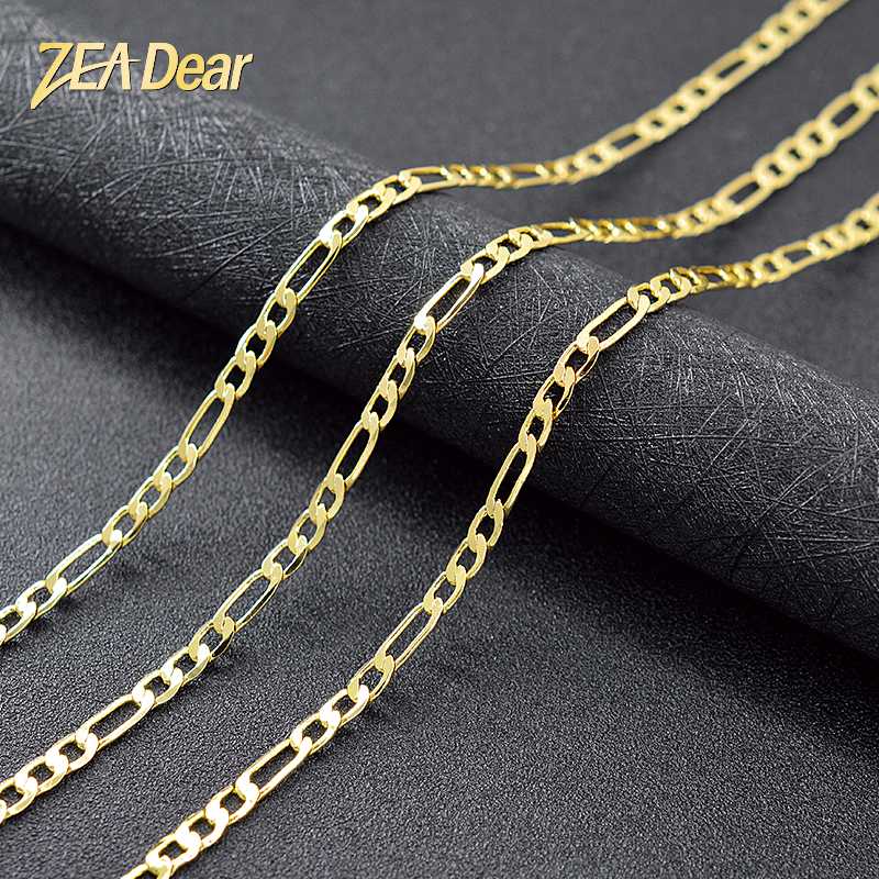 

ZEA Dear Jewelry Classic Jewelry Link Chain Necklace For Women Copper For Anniversary Gift High Quality Findings