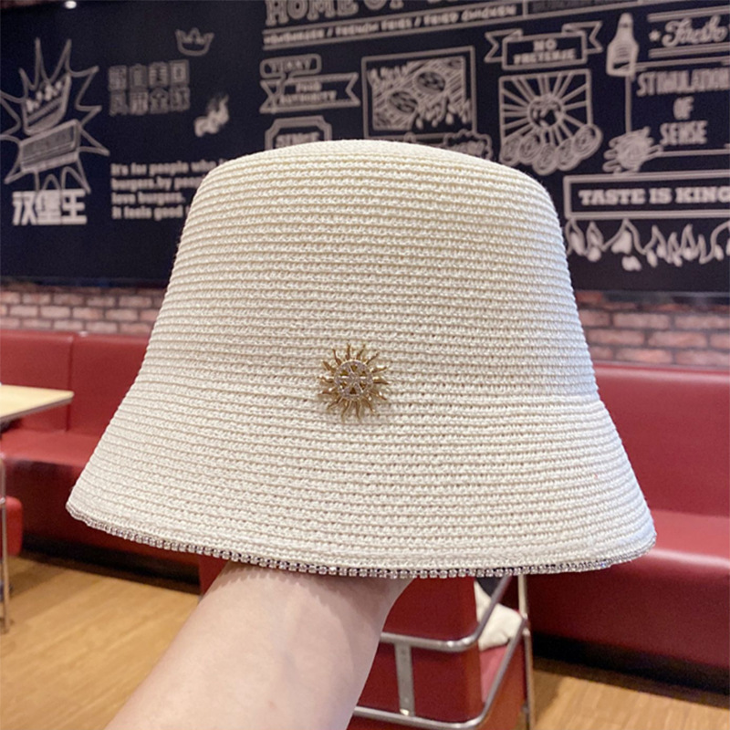 

2020new style straw hat, White