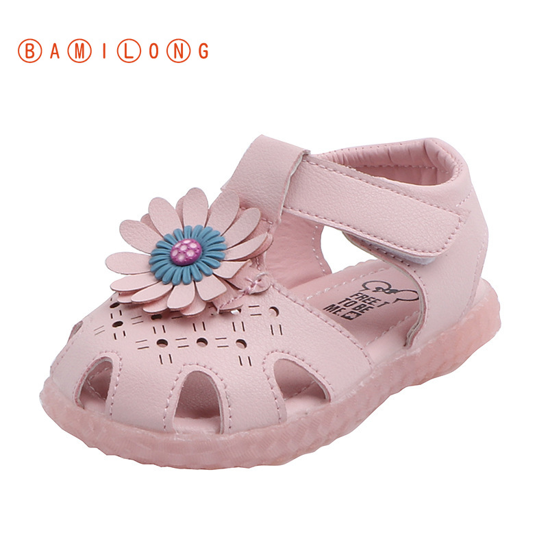 

Baby Girls Shoes Newborn Summer New Fashion Sun Flower Casual Princess Crown Shoes Baby Toddler For Girls Prewalker S148, Beige