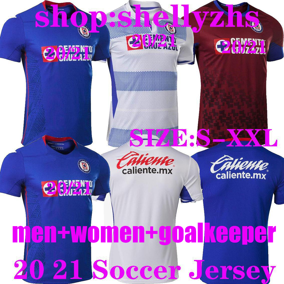 

2020 CD Cruz Azul SOCCER JERSEYS man women 20 21 ALVARADO 25 RODRIGUEZ 21 PINEDA 31 ESCOBAR 24 ROMO 7 JERSEY FOOTBALL SHIRTS goalkeeper, Grey