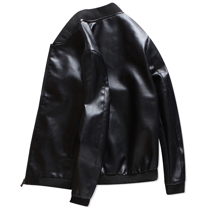 

Men's coat Winter 2018 new velvet thickening leather jacket autumn dress spring and autumn men's network red trend