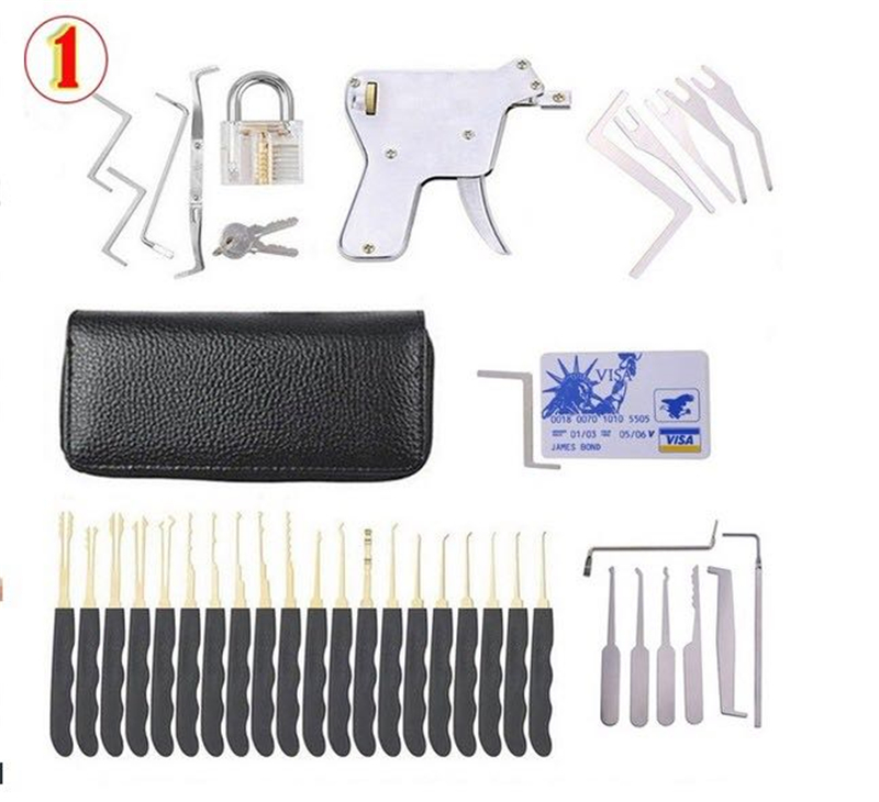 

Lock Pick Gun Locksmith Tools Lock Pick Set Door Lock Opener Lockpick Picking Tool Bump Key Padlock Master Locksmith Ultimate set