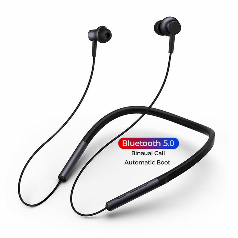 

for Neckband Collar Bluetooth Earphone Wireless Sport With Mic Dynamic Noise Cancellation Necklace Headset
