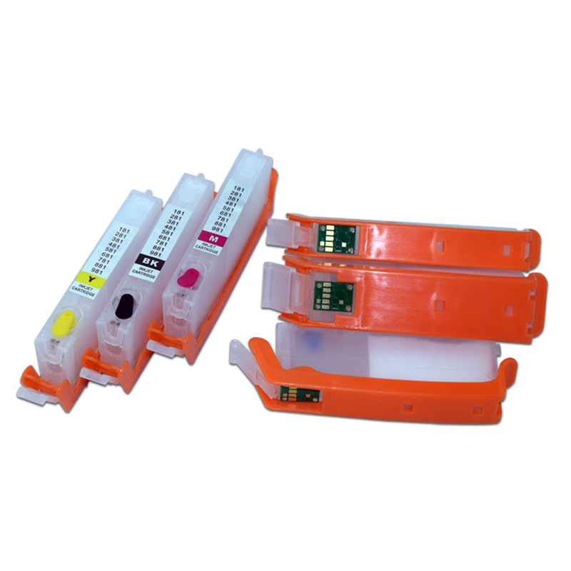 

PGI 480 481 refillable ink cartridge with permanent chip For canon PIXMA TS704 TR7540 TR8540 TS6140 TS9540 TS6240 TR 7540printer