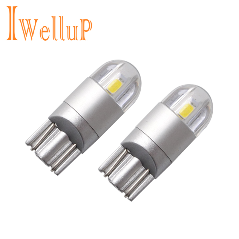 

2x Car-Styling T10 W5W LED Clearance Lights Reading Lights Car W5W LED T10 License Plate Trunk Lamp DC 12V, As pic