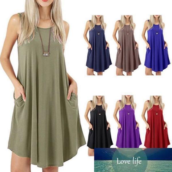 cotton swing dress with pockets