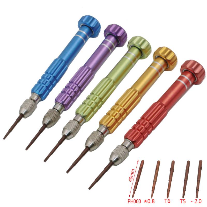 

Precision 5 In 1 Screwdriver Set Opening Tools Kit Screwdriver Kit For Repair Phone Watch Screen Repair Hot Sale #T1P