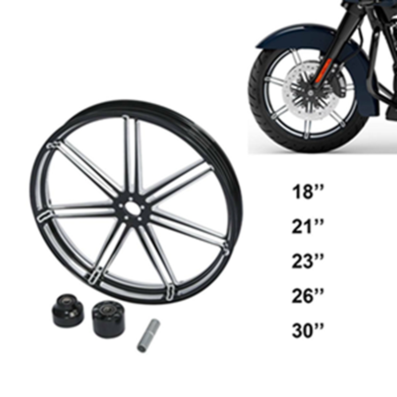 

Motorcycle 18'' 21'' 23'' 26'' 30''Front Wheel Rims Hub Single Disc For Touring 2008-2020