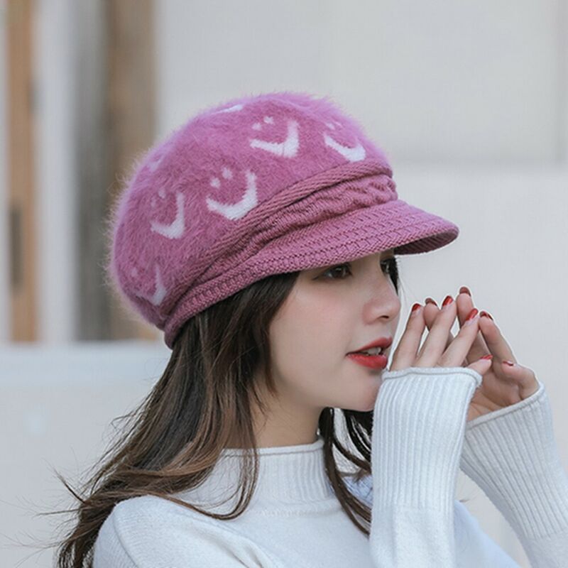 

Women Hat Winter Warm Knit Crochet Slouch Baggy Beanie Hat Crochet Ski Cap Beret New /BY, Black