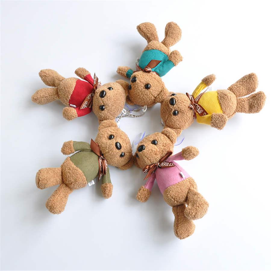 mini flocked teddy bears in bulk