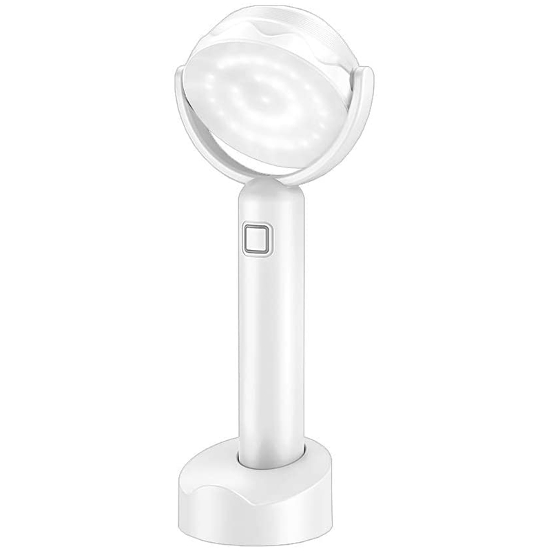 

LED Desk Lamp, Wireless Nursery Night Light, Mini Dimmable White Table Lamp with Rechargeable Battery, Torch