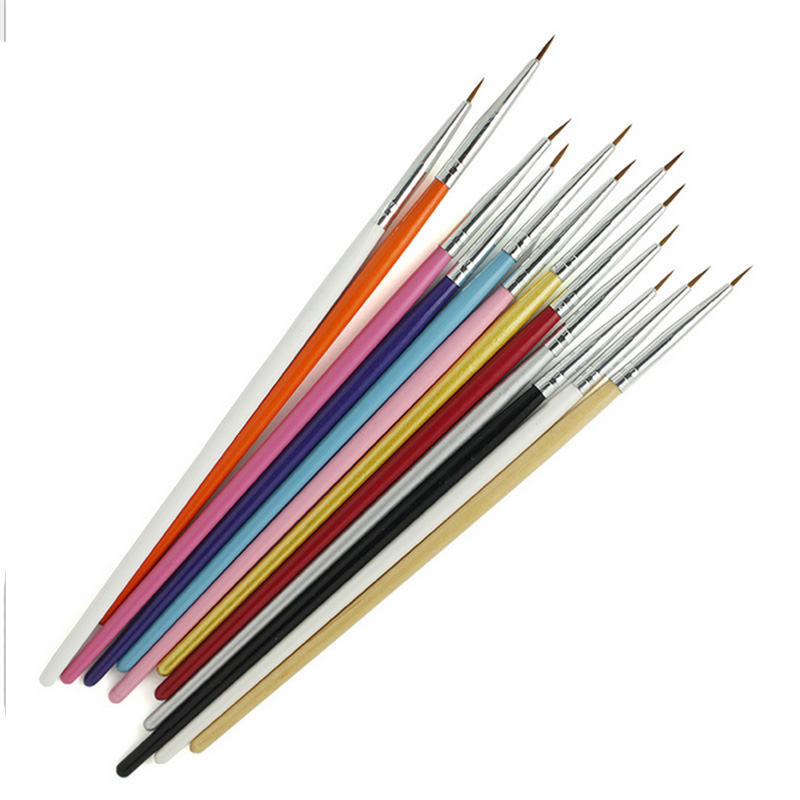 

12pcs/set Nail Brushes Pens Manicure Nail Tools Makeup Brushes Art Drawing Pen For Makeup Tool Accessories
