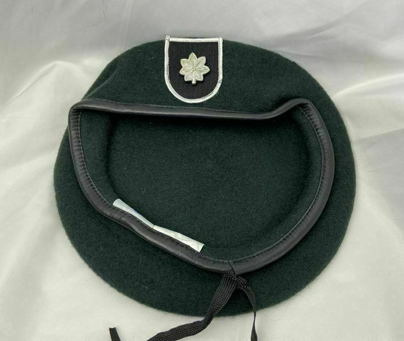 

US Army 5th Special Forces Group Green Beret Lieutenant Colonel Hat Store, As pic