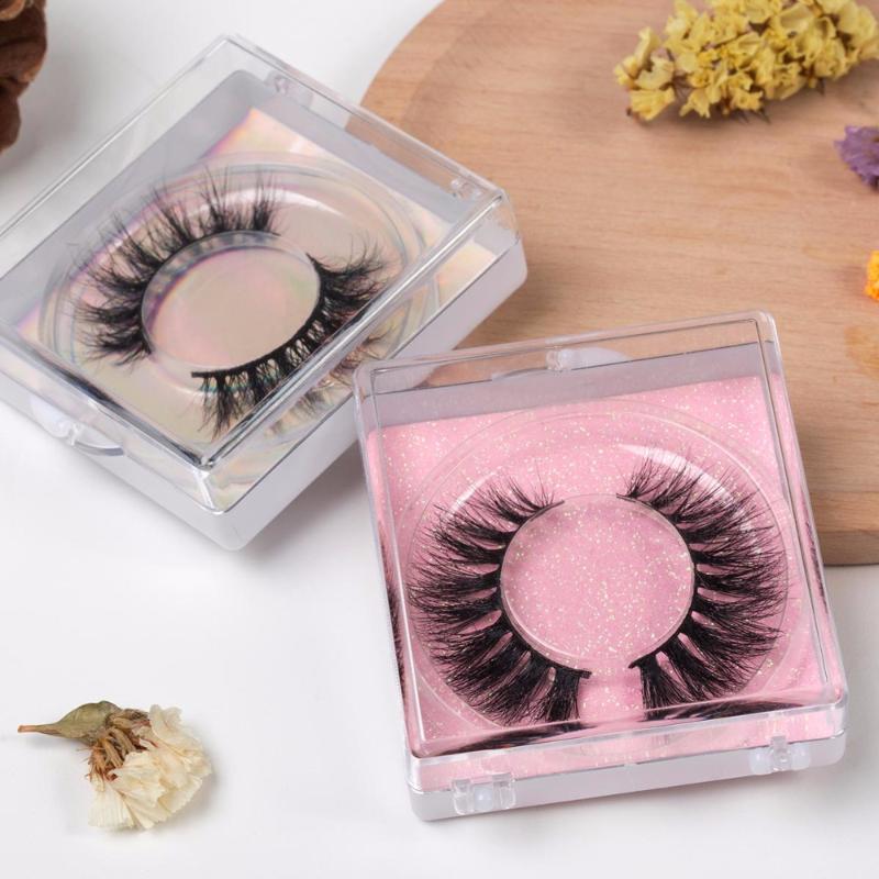 

Custom color 3D Mink Eyelashes Natural length False Eyelashes Cruelty Free Volume Mink Lashes Dramatic Eye Makeup Tools
