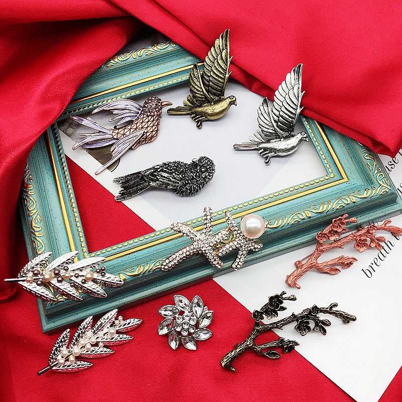 

Cute Birds Brooch Decoration Vintage Styles New-Fashion