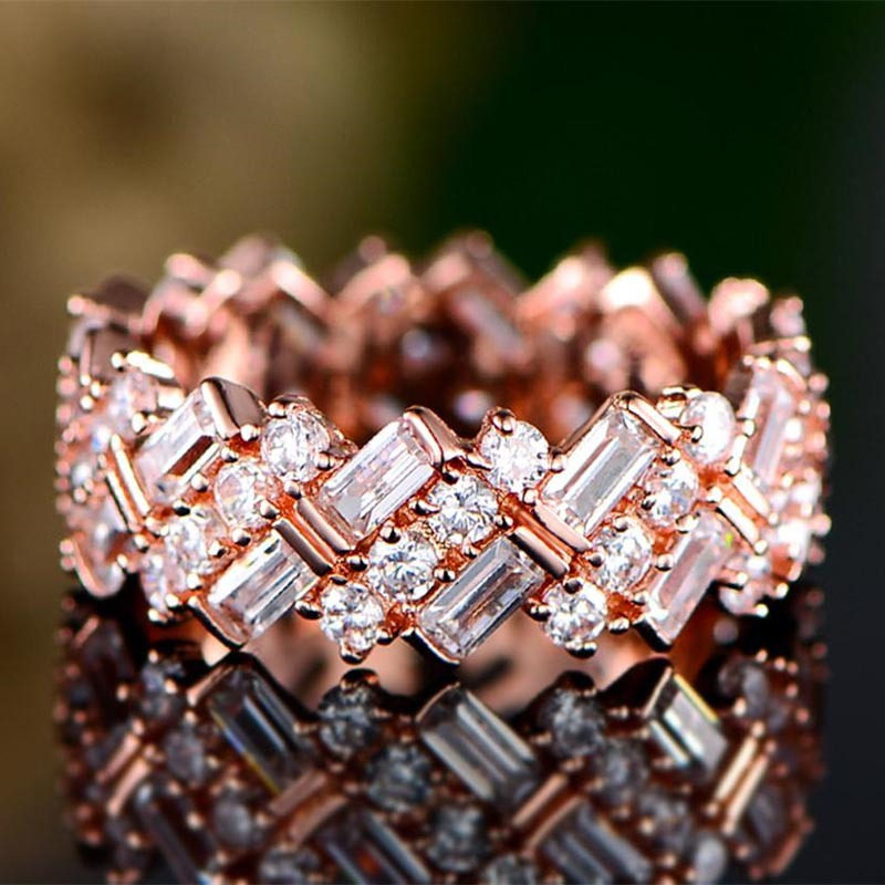 

Rings Sunshine Wedding Size 6-10 White Ring Jewelry Women