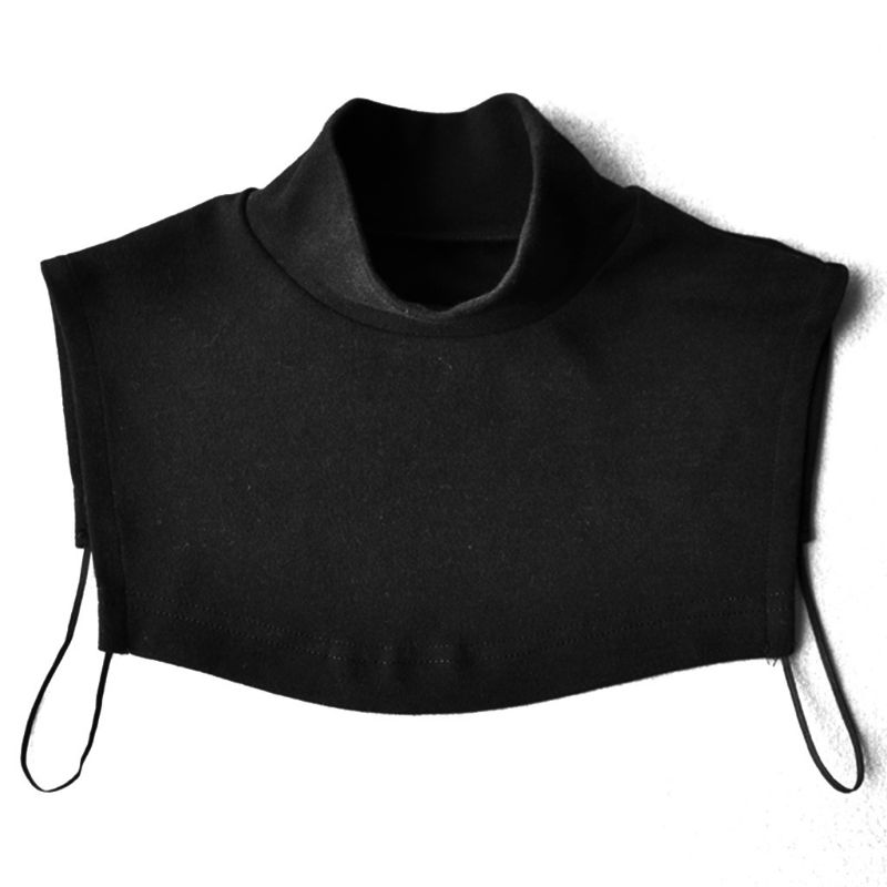 

Men Men And Women Knitting Fake Collar Islamic Hijab Extensions Neck Chest Back Cover Modal Scarf Half Muslim Collar Fashion