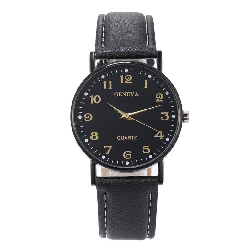 

Luxury Women Watches Fashion Quartz Wristwatches Brand Women Watch Leather Band Geneva Dress Watches Gifts For, Brown