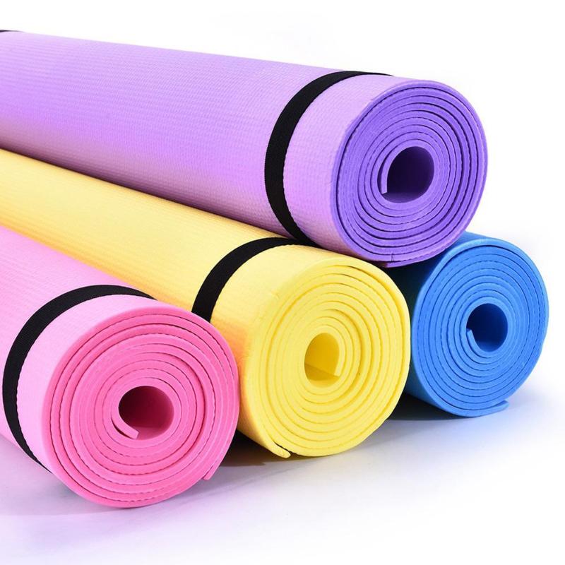 

EVA Yoga Mat Non-slip Fitness Pad For Yoga Exercise Pilates Meditation Gym Extra Thicken Exercise Durable Workout Mat, Grey