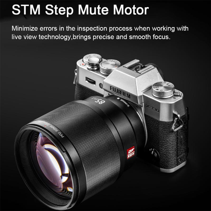 

VILTROX 85MM F1.8 STM X-mount Fixed Focus Lens AF Portrait Lens Full Frame for fujifilm x mount x-t20 x-t30 x-t3 xt3 X-T4