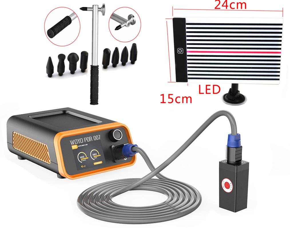 

WOYO PDR007 PDR tools Paint Dent Repair Tool Induction heater for removing dents Set garage sheet metal tools + PDR light