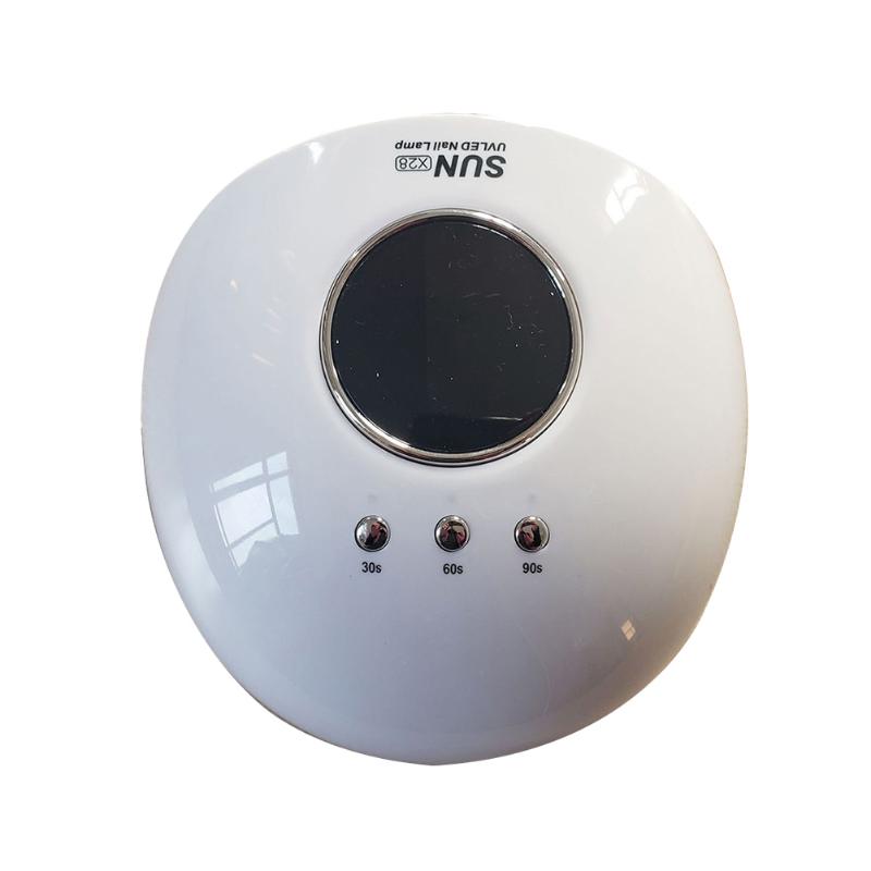 

36W Women Girls UV LED Fast Drying Curing Light LCD Display Manicure Tool Polish Gel Automatic Induction Phototherapy Nail Lamp, Pink