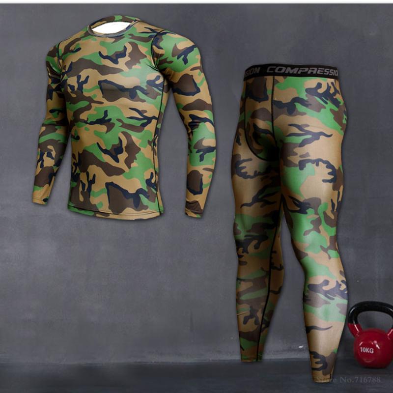 

2020 3 Pcs/Set Men's Tracksuit Gym Fitness Compression Sports Suit Clothes Running Jogging Sport Wear Exercise Workout Tights, 1pc t-shirt