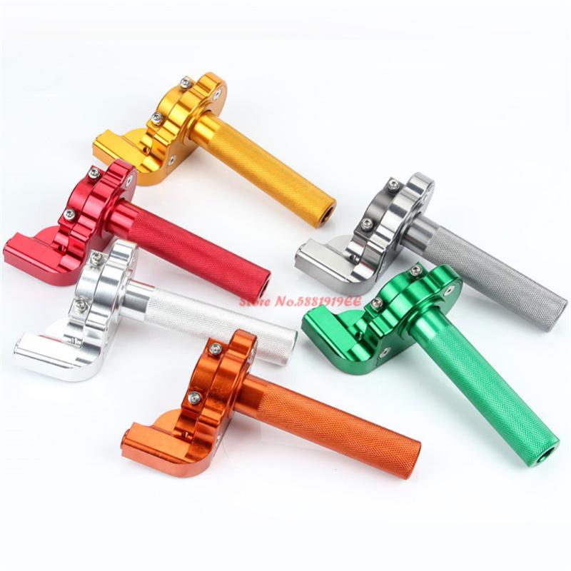 

7/8 "Inch 22mm Universal CNC Aluminum Accelerator Throttle Twist Grips Handlebars For Motorcycle Moped Scooter Bike