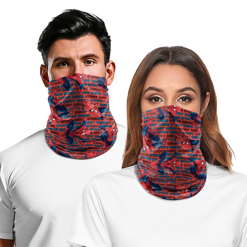 

MINKANAK Classic Movie Character Printed Half Face Mask Outdoor Sports Fishing Riding Sunscreen Neck Scarf Adult Unisex Fashion