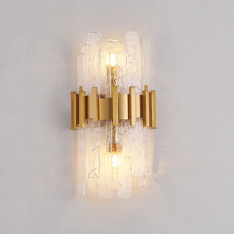 

Modern Living Room Wall Lamp Light Luxury Creative Villa Luxury Corridor led Wall sconce Bedroom Bedside Crystal lights