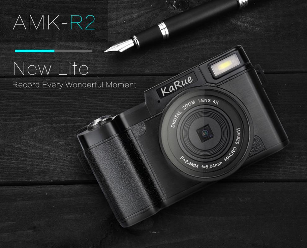 

KaRue 3 inch TFT Screen Digital Camera 24MP Camera Video Camcorder 1920 x 1080P Super Wide Angle Lens/With Macro Lens