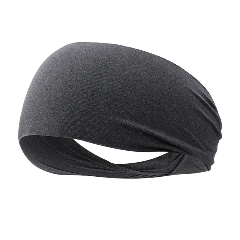 

Men Women Sports Headband Quick Drying Yoga No Slip Sweatband Ultra Thin Workout Cross Training Cycling Jogging For Running Gym, Black
