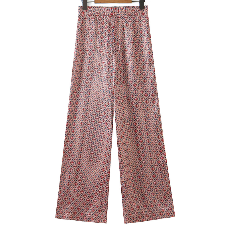 

Katara Loose Wide Leg Pants Women Fashion Printed Casual Trousers Women Elegant Pockets Full Length Pants Female Ladies IB, Xlpa3349