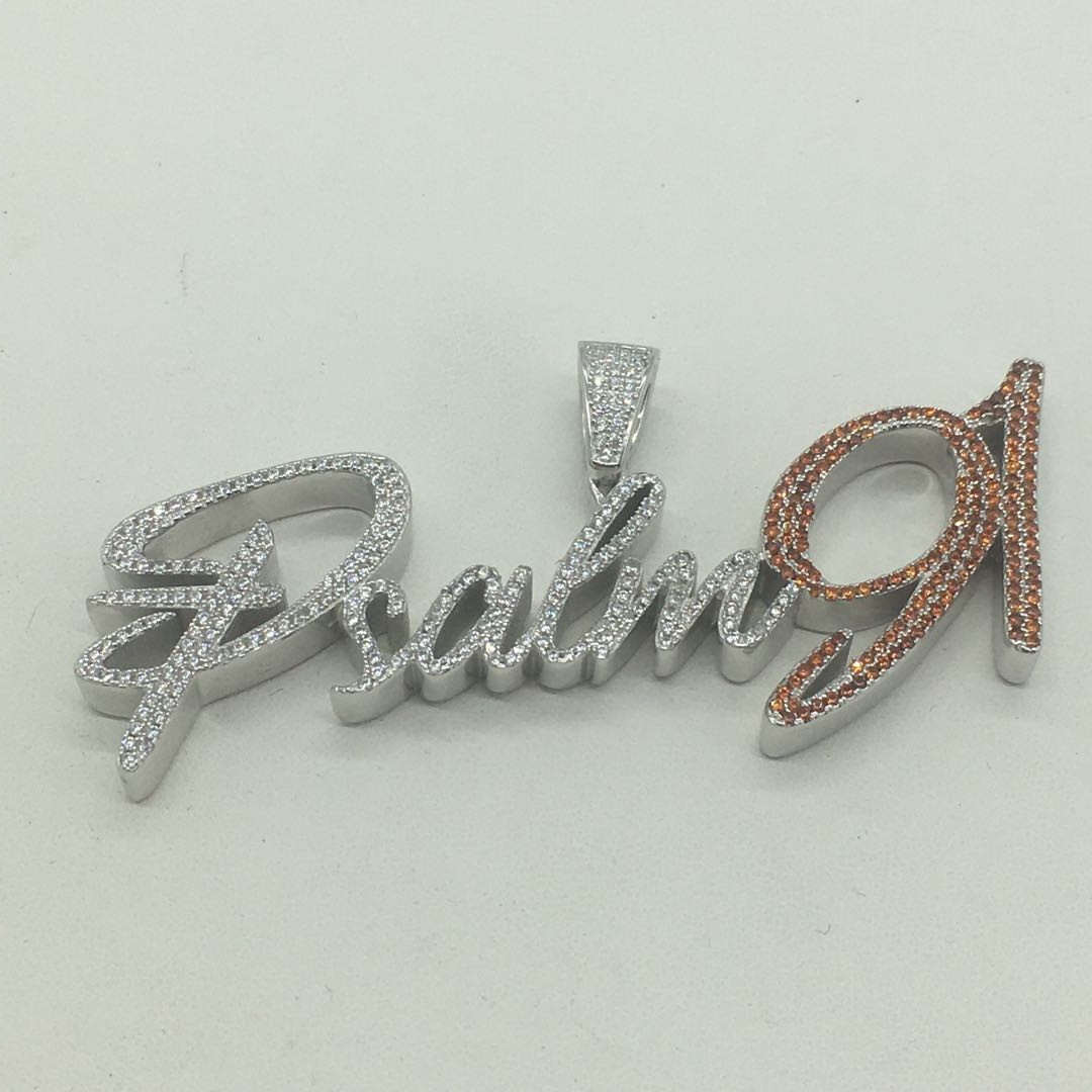 

Iced Out Customized Top Quality Hip Hop Jewelry Ring pendant chain cuban necklace photo
