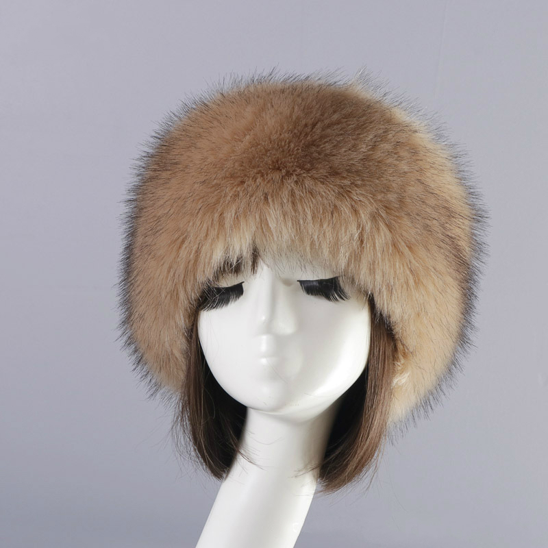 

Winter Hats for Women ,a Variety of Color Faux Fur Round Round Top Faux Fur Hat ,thickened Hat Mongolia Warm Tail