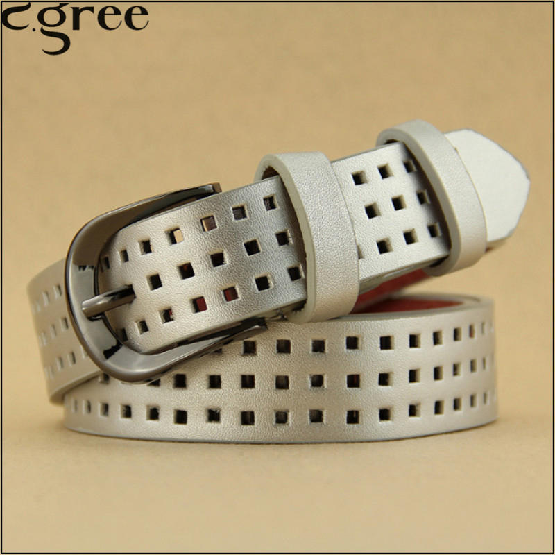 

C.gree Fashion Belt female Genuine leather belts women Luxury rhinestone Second layer Cow skin strap woman Wide women's girdle, Black
