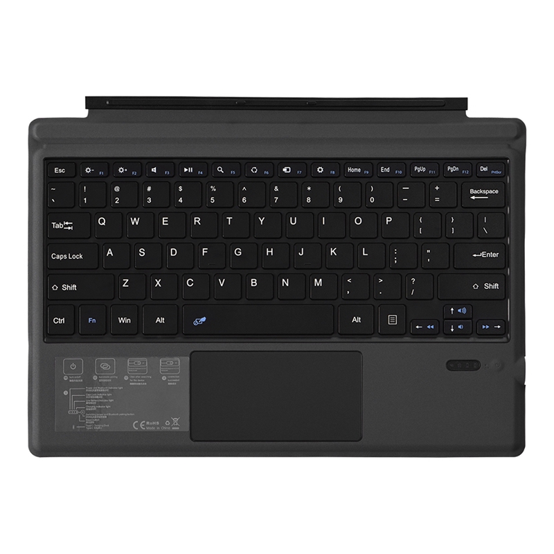 

Wireless Keyboard with Touchpad for /Surface Pro 7, Ultra-Slim Portable Bluetooth Wireless Keyboard